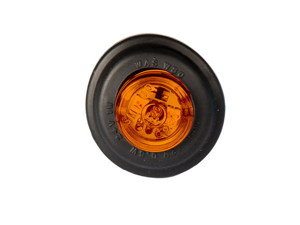 Side marker light LED WAS Universal Ø29×9.4 yellow