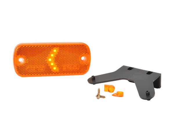 Side marker light LED WAS Universal 105.4×67.5×33.8 yellow