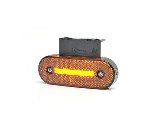 Side marker light LED WAS Universal 41.3×115.3×20 yellow