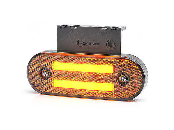 Side marker light LED WAS Universal 115.3×41.3×20 yellow 3175102
