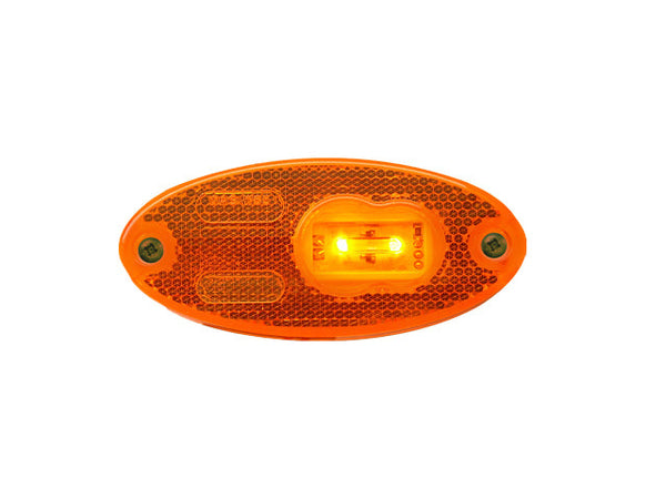 Side marker light LED WAS Universal 102×46×12 yellow