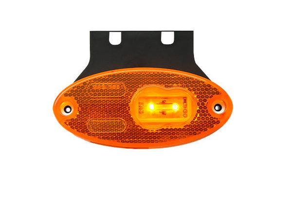 Side marker light LED WAS Universal 102×68×12 yellow