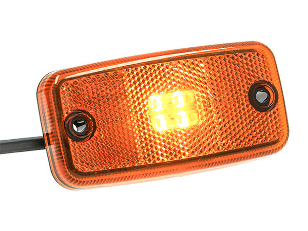 Side marker light LED Valeryd Yellow 110x54x16