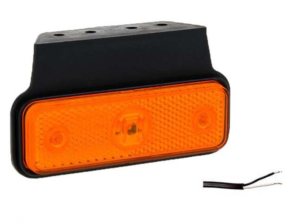 Side marker light LED Valeryd yellow 118x60x30