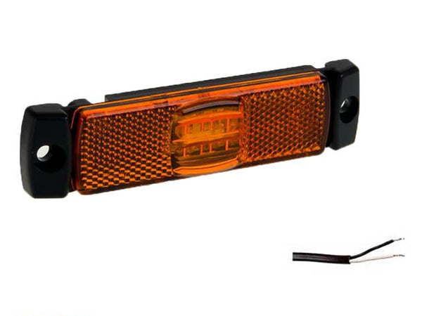 Side marker light LED Valeryd yellow 130x32x14.5