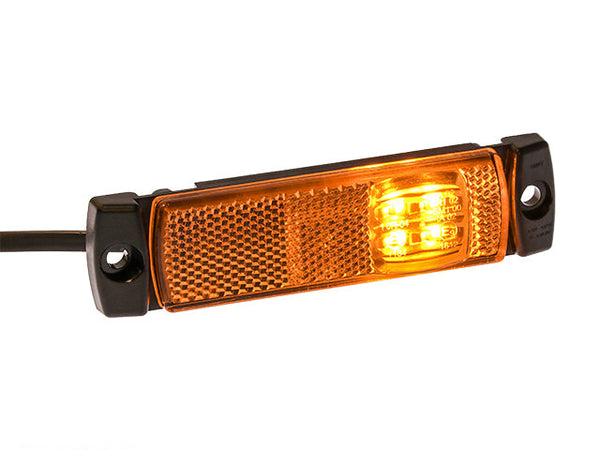Side marker light LED Valeryd Yellow 130x32x14.5