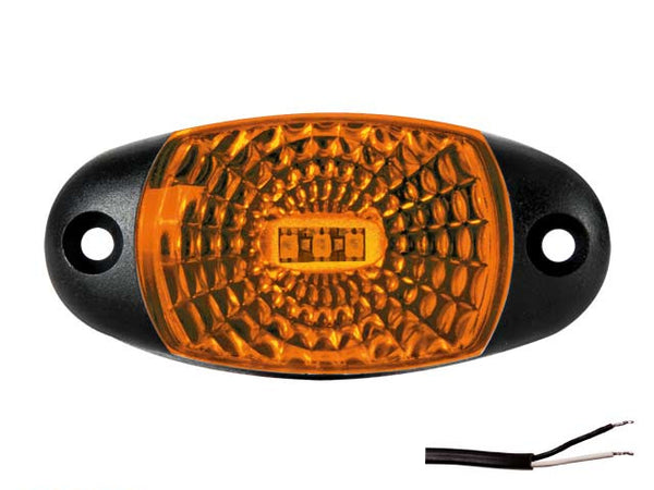 Side marker light LED Valeryd yellow 72x34x18