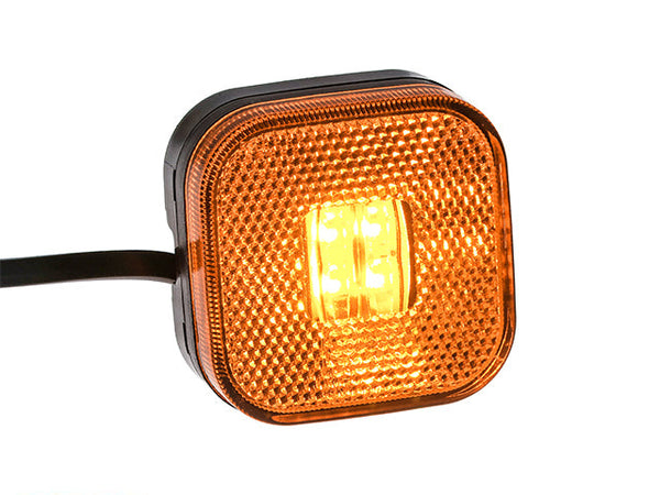 Side marker light LED Valeryd Yellow 62x62x27