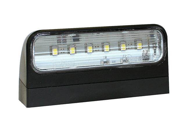Number plate light LED Aspöck 98x48x45