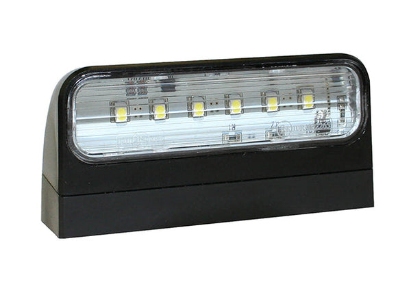 Number plate light LED Aspöck 98x48x45