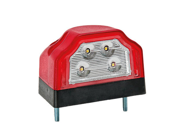 Number plate light LED Valeryd 96x64x66 red