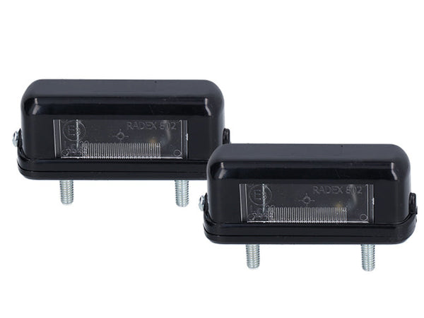 Number plate light Valeryd 85x49x30 2-pack