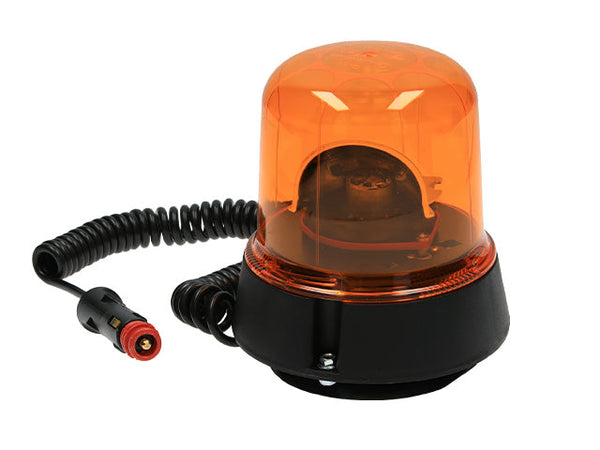 Rotating beacon LED 12/24V Magnetic mount 2m cable