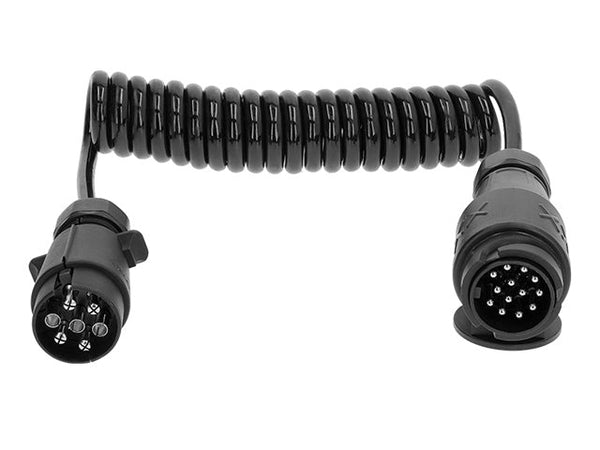 Spiral cable 7-13-pin 1.5 m