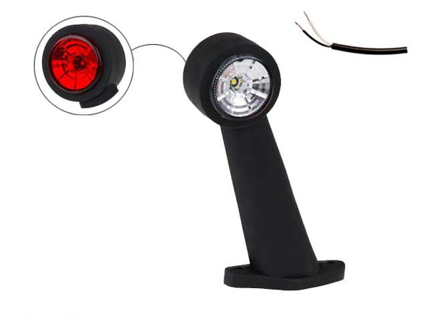 Marker light LED Valeryd Left 175x150x45mm White/Red
