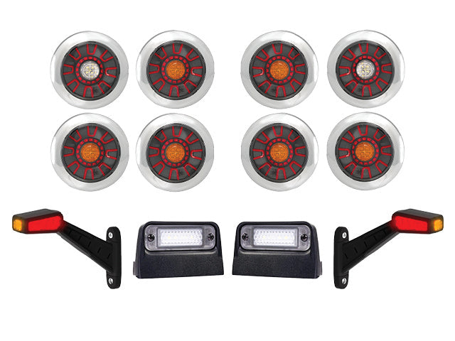 Lighting kit LED truck trailer Chrome