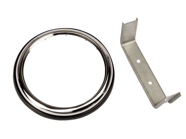 Chrome rim combination rear light Ø140x16 mm