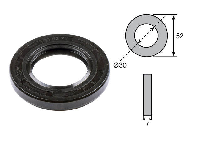 Wheel bearing seal 30x52x7 ALKO/GSM