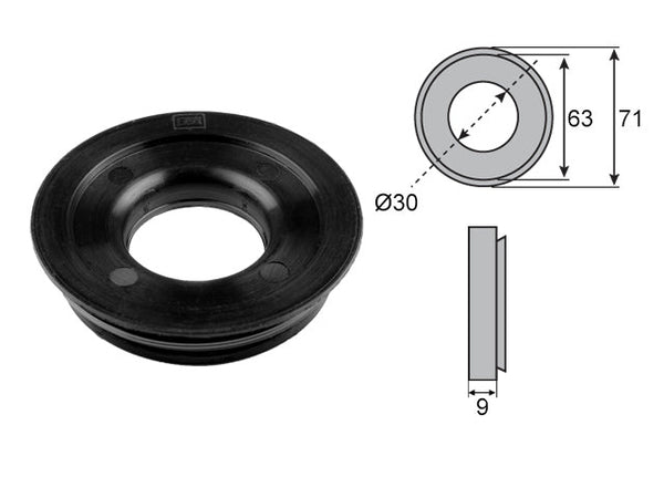 Wheel bearing seal 30x63x9 Knott/Peitz