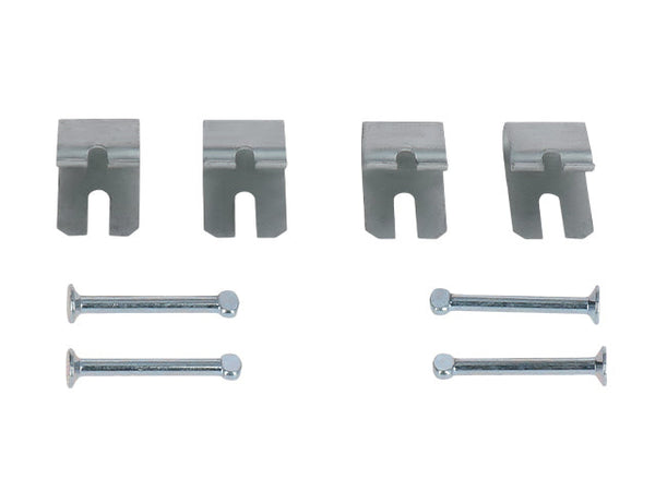 Brake shoe hold-down pin and plate For 2 wheels