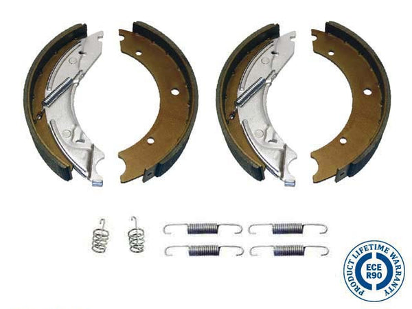 Brake shoe set 250x40 fits Knott Axle set