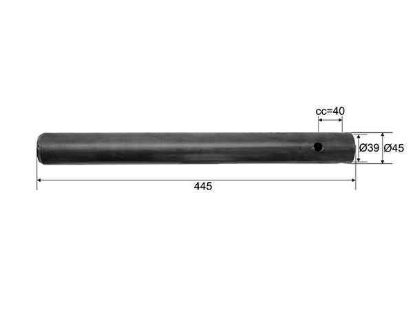 Drawbar Hahn ABR 13.3K/15.3K Ø46