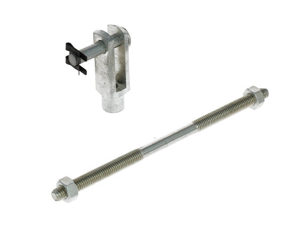 Trailer brake rod Right/Left Length 160 mm with fork head M8