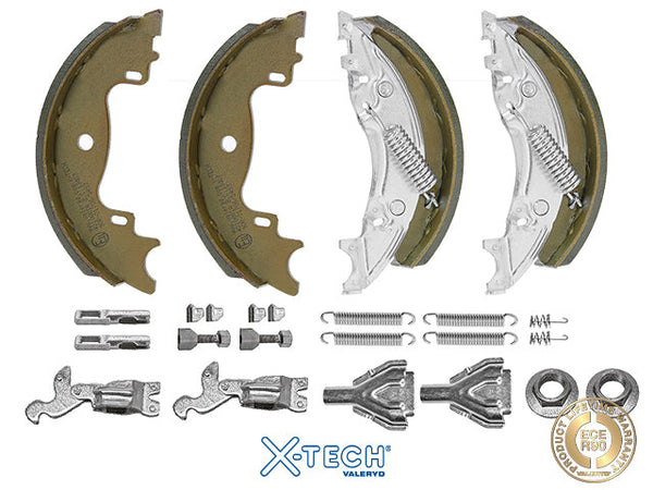 Brake shoes Knott 160x35 Complete kit 2 wheels