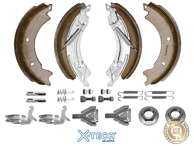 Brake shoes Knott 200x50 Complete kit 2 wheels