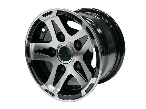 Aluminium rim 6.00x10 5 bolt, maks 750kg
