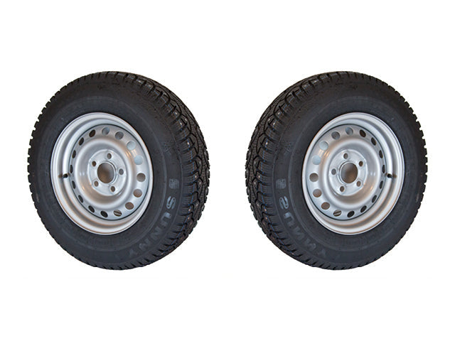Stud tyre R/L 185 R14C, 5x112, ET30, 850Kg, silver (2 pack)