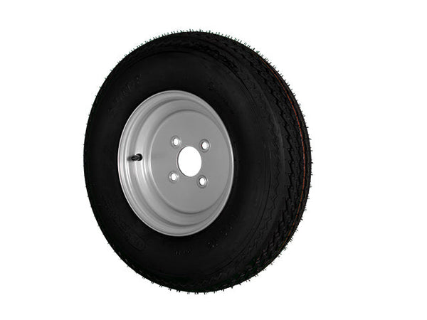 Wheel 5.00-10 4pr, 4x100, ET0, 437Kg, silver