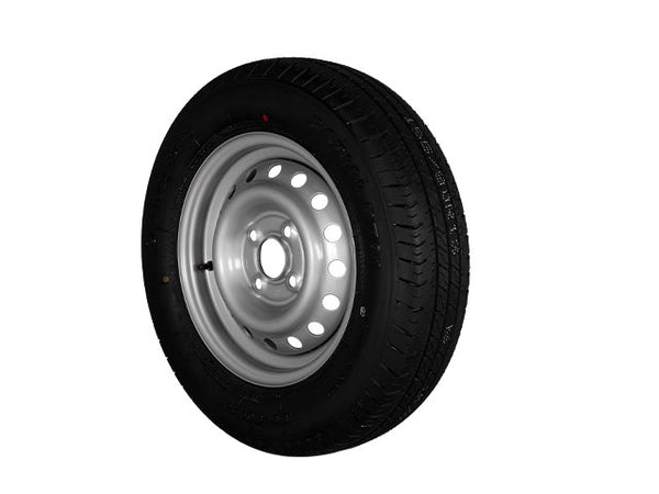 Wheel 155/80 R13, 4x100, ET30, 500Kg, silver