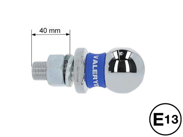 Tow Ball 50 mm Shank 22 mm E13 Approved