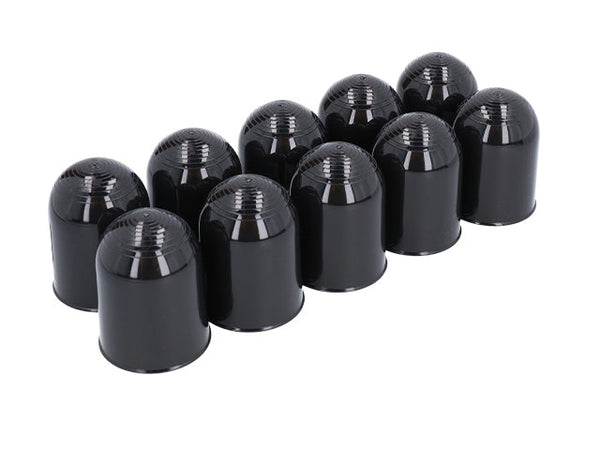 Tow ball cover 50 mm Plastic black (10 pack)