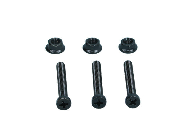 Screw and nut M5x40 black trailer socket 3 pack