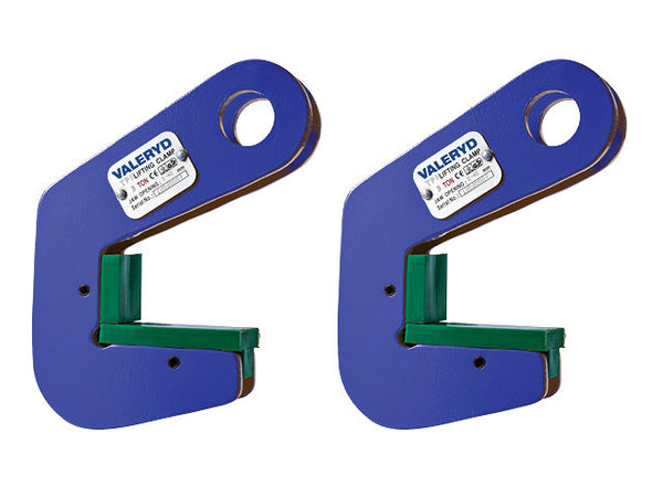Pipe lifting clamps horizontal lift , 4000Kg (2 pack)