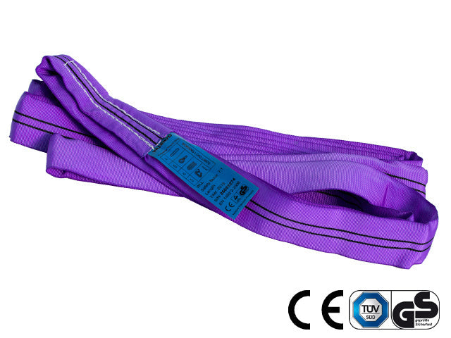 Round webbing sling polyester, 1m/2m, 1000Kg