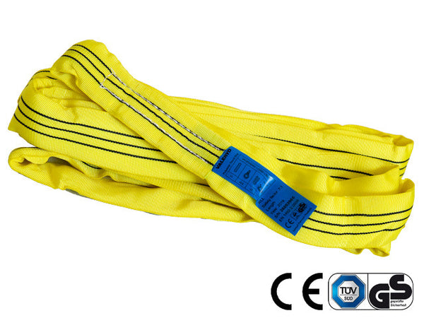 Round webbing sling polyester, 1m/2m, 3000Kg