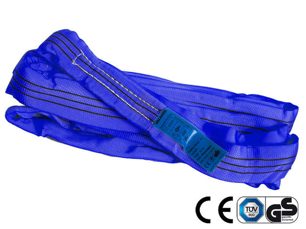 Round webbing sling polyester, 2m/4m, 8000Kg