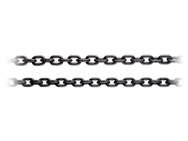 Steel lifting chain, black G80 10x30mm, 3200Kg