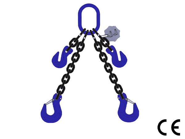 Chain sling, two part, 10mmx2m 3150Kg