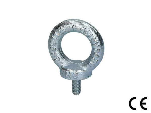Lifting eye Bolt, DIN580, WLL 80Kg, M6