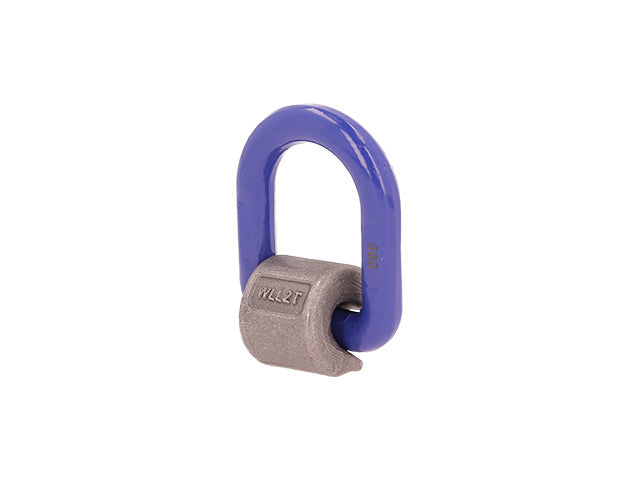 Forged D-ring with spring G80 2000Kg
