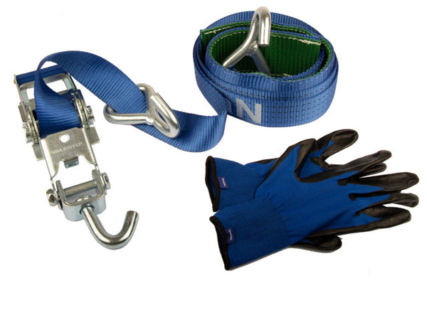 Car lashing straps 50mm. Length 2,5m. 2000 daN