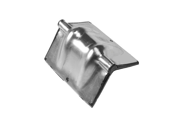Steel Corner protector with Rubber Back, Galvanized 122,5x122x5x165mm