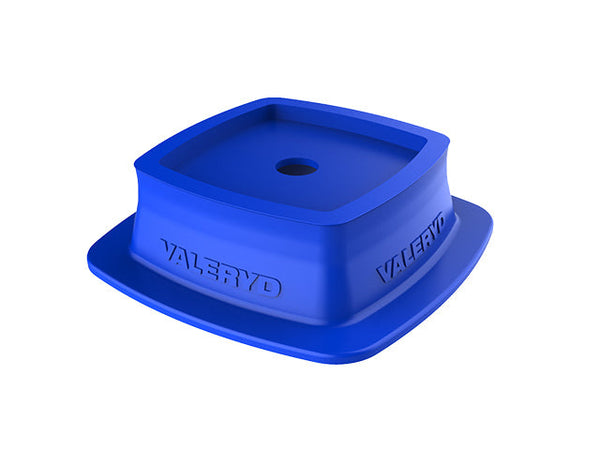 Corner steady plates stackable 144x144x41mm blue (4-pack)