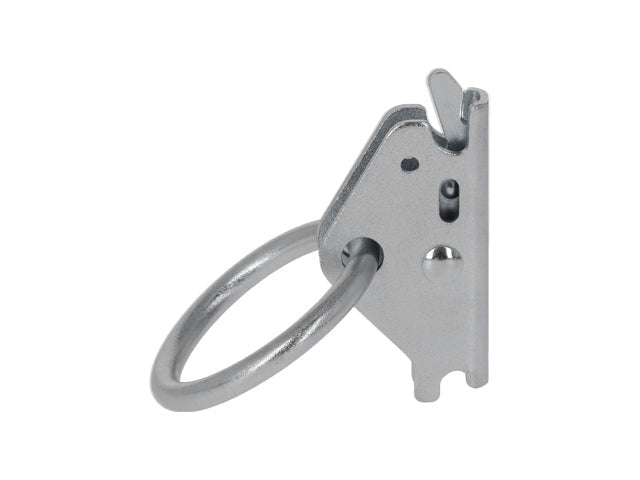 E Track with circle Ring, Galvanized
