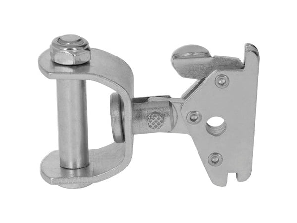 E Track with double swivel U-bracket and spring end 50mm