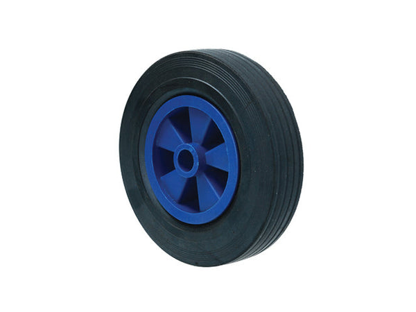 Replacement wheel for jockey wheel 200x50 Plastic rim. Solid rubber wheel. Ø21mm 150kg